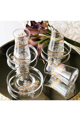 Pasabahce Heybeli Premium Handmade Turkish Tea Glass Set - 12 Piece - TryAladdin