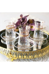 Pasabahce Heybeli Premium Handmade Turkish Tea Glass Set - 12 Piece - TryAladdin