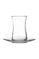 Pasabahce Heybeli Professional 12 - Piece Turkish Tea Glass Set - 6 Person Service 170ml - TryAladdin