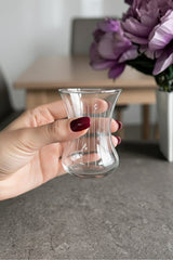 Pasabahce Incebelli Classic Turkish Tea Glasses - 6 - Piece 125ml Set - TryAladdin