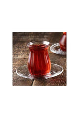 Pasabahce Linka Professional Turkish Tea Glassware Set - 12 Piece - TryAladdin