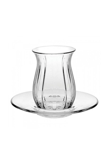 Pasabahce Linka Professional Turkish Tea Set - 12 - Piece 138cc - TryAladdin