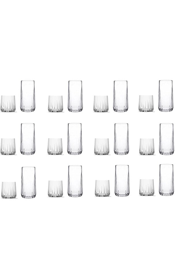 Pasabahce Nova Premium Water & Beverage Glassware Set - 24 Pieces - TryAladdin