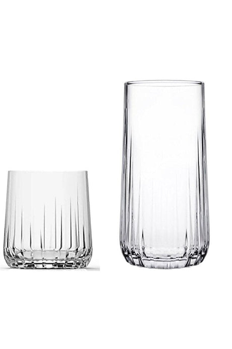 Pasabahce Nova Premium Water & Beverage Glassware Set - 24 Pieces - TryAladdin