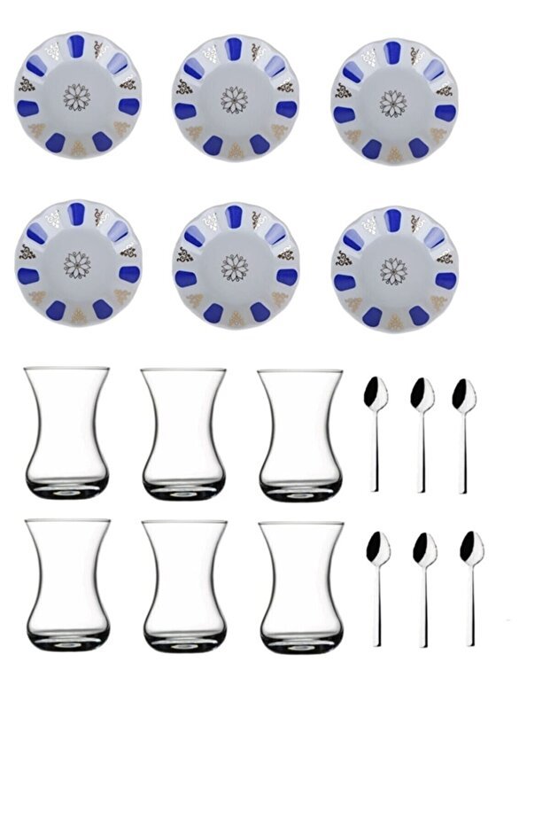 Pasabahce Premium 18 - Piece Turkish Coffee & Tea Glass Set - TryAladdin