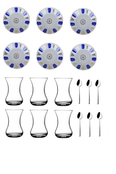 Pasabahce Premium 18 - Piece Turkish Coffee & Tea Glass Set - TryAladdin