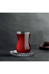 Pasabahce Premium Beykoz Turkish Tea Glass Set - 12 Piece - TryAladdin