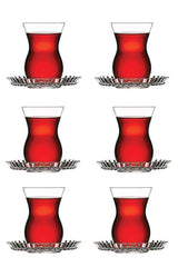 Pasabahce Premium Beykoz Turkish Tea Glass Set - 12 Piece - TryAladdin