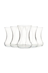 Pasabahce Premium Ince Belli Turkish Tea Glasses - 6 - Piece Set - TryAladdin