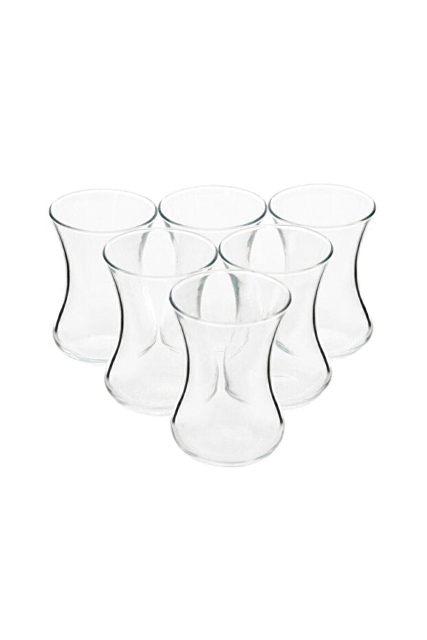 Pasabahce Premium Ince Belli Turkish Tea Glasses - 6 - Piece Set - TryAladdin