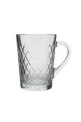 Pasabahce Premium Ruby Red Glass Mugs - 260ml - Set of 6 - TryAladdin