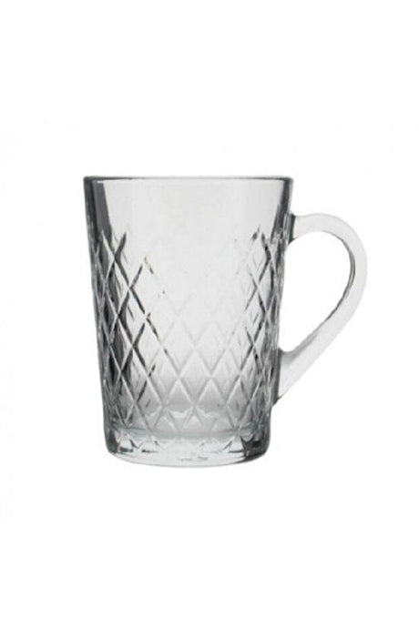 Pasabahce Premium Ruby Red Glass Mugs - 260ml - Set of 6 - TryAladdin