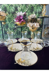 Pasabahce Premium Turkish Butterfly Design Tea Glassware Set - TryAladdin