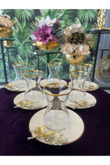 Pasabahce Premium Turkish Butterfly Design Tea Glassware Set - TryAladdin