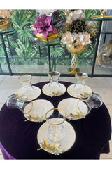 Pasabahce Premium Turkish Butterfly Design Tea Glassware Set - TryAladdin