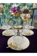 Pasabahce Premium Turkish Butterfly Design Tea Glassware Set - TryAladdin