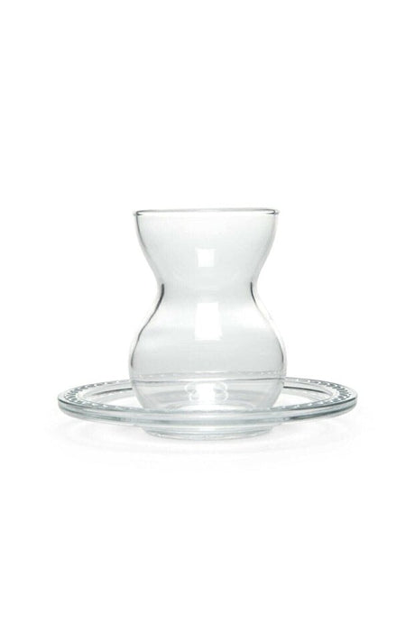 Pasabahce Premium Turkish Ethnic Tea Set - 6 Person, 12 Piece Glassware - TryAladdin