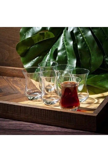 Pasabahce Professional Aida Turkish Tea Glasses - Set of 6 (160ml Each) - TryAladdin