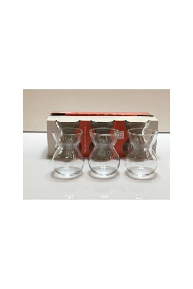 Pasabahce Professional Dantel Turkish Tea Glasses - 145cc, Set of 6 - TryAladdin