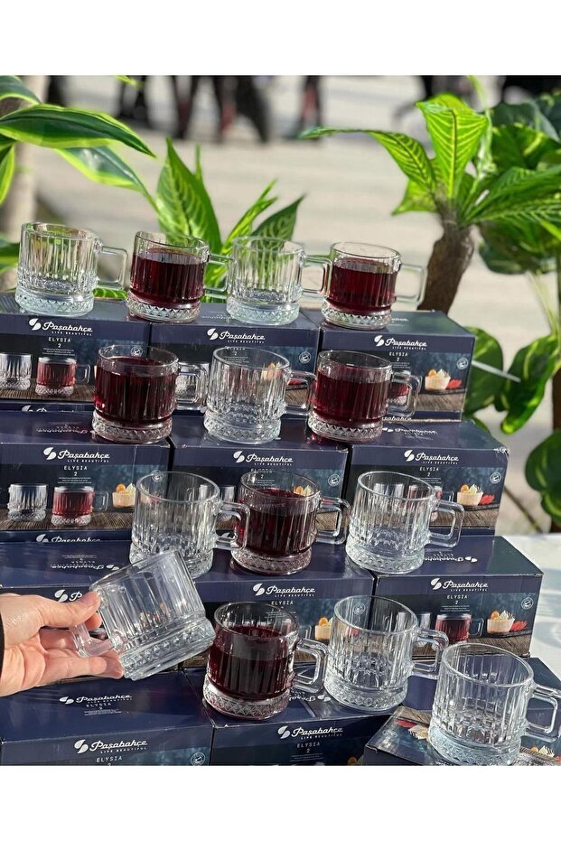 Pasabahce Professional Elyisa Turkish Tea & Coffee Glasses - 6 - Piece Set - TryAladdin