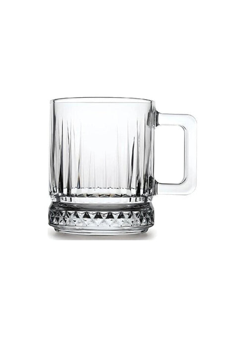Pasabahce Professional Elysia Handled Turkish Tea Glasses - 4 - Pack (250ml) - TryAladdin