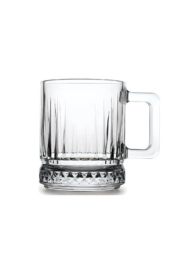 Pasabahce Professional Elysia Handled Turkish Tea Glasses - 4 - Pack (250ml) - TryAladdin