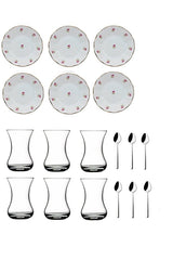 Pasabahce Professional Enameled Persian Tea Glass Set - 18 Piece Bulk - TryAladdin