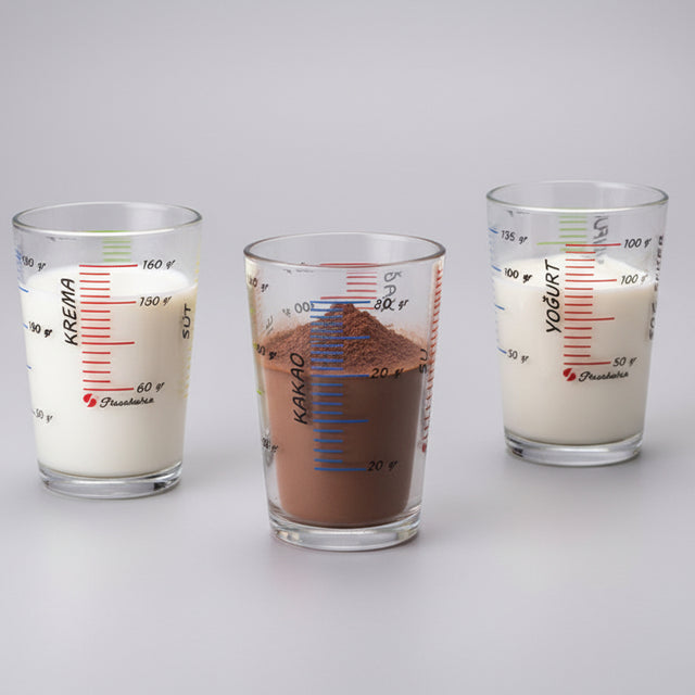 Pasabahce Professional Glass Measuring Cup Set - 3 - Piece - TryAladdin