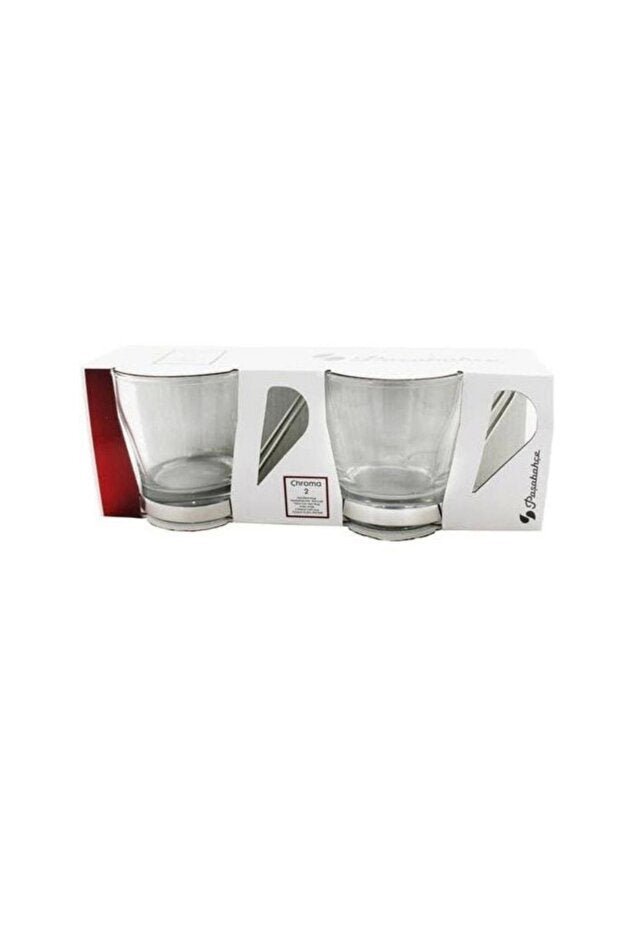 Pasabahce Professional Glass Tea Cups with Metal Handles - 210ml Set of 2 - TryAladdin