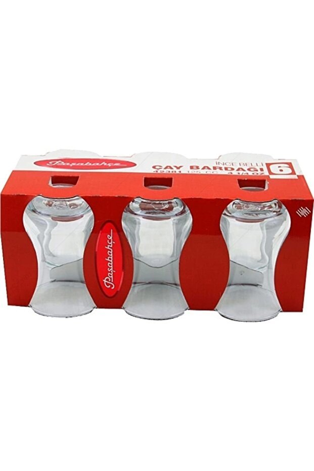 Pasabahce Professional Ince Belli Turkish Tea Glasses - 125ml Set of 6 - TryAladdin