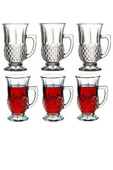 Pasabahce Professional Istanbul Handled Tea Glasses - 6 - Piece Set - 160ml Each - TryAladdin