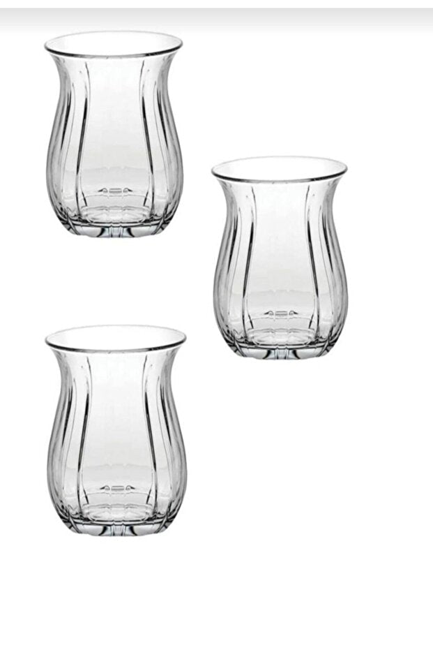 Pasabahce Professional Linka Turkish Tea Glass Set - 3 - Piece - TryAladdin