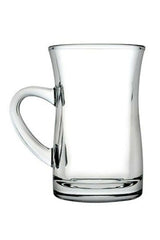 Pasabahce Professional Mila Handled Turkish Tea Glasses - 145cc, 12 - Piece Bulk Set - TryAladdin