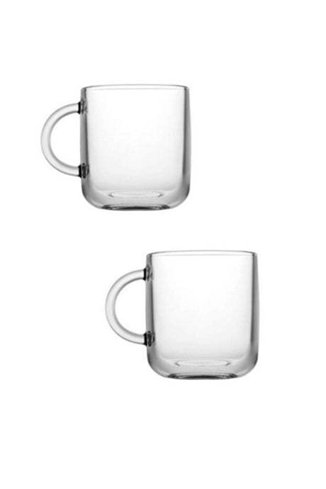 Pasabahce Professional Milky Glass Tea Mug Set - 245mL (Set of 2) - TryAladdin