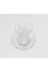Pasabahce Professional Turkish Cut Glass Tea Set - Eye Motif - TryAladdin