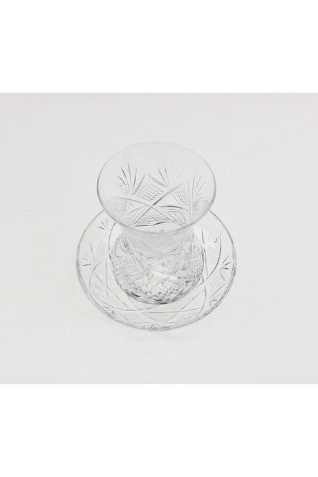 Pasabahce Professional Turkish Cut Glass Tea Set - Eye Motif - TryAladdin