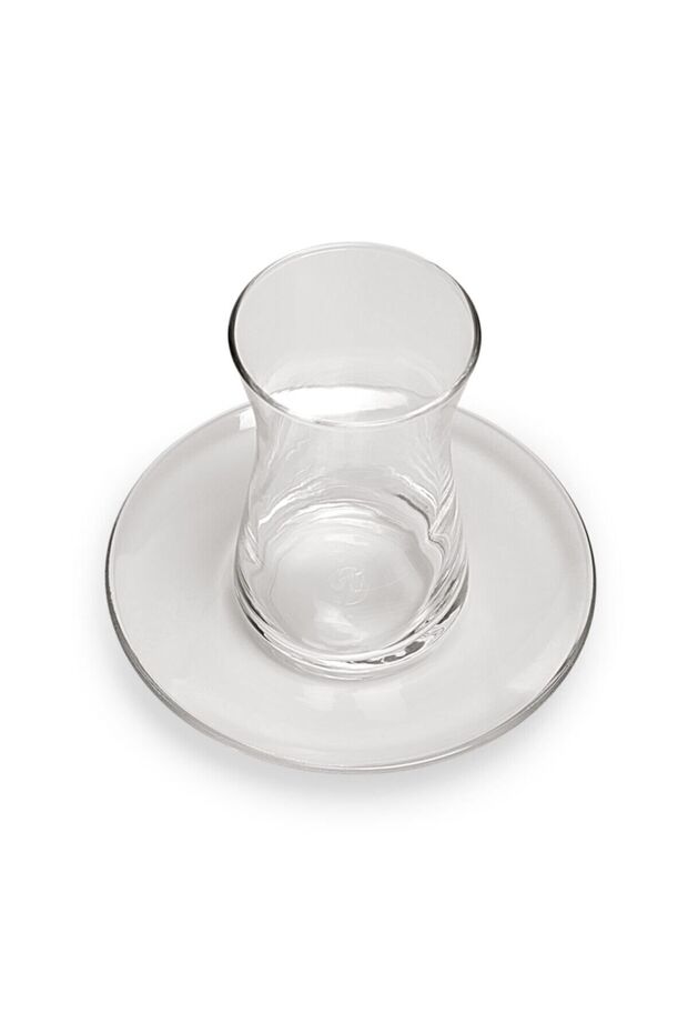 Pasabahce Professional Turkish Heybeli Tea Glass Set - 12 - Piece - TryAladdin
