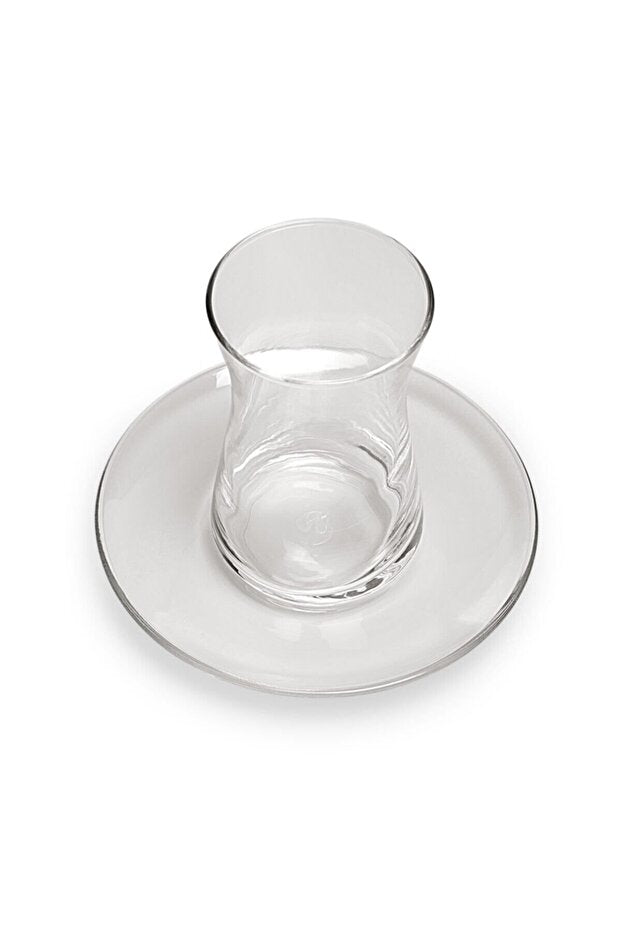 Pasabahce Professional Turkish Heybeli Tea Glass Set - 12 - Piece - TryAladdin