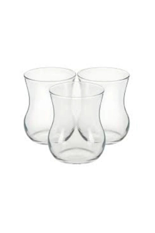 Pasabahce Professional Turkish Samovar Tea Glasses - 285ml (9.6oz) - Set of 3 - TryAladdin