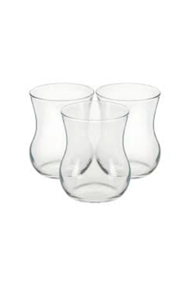 Pasabahce Professional Turkish Samovar Tea Glasses - 285ml (9.6oz) - Set of 3 - TryAladdin