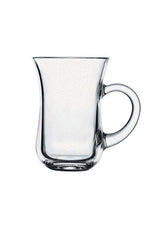 Pasabahce Professional Turkish Tea Glass Set with Handles - Set of 6 - TryAladdin