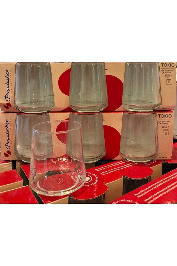 Pasabahce Professional Yeni Tokio Water Glasses - 270ml, 6 - Piece Set - TryAladdin