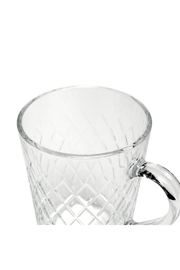 Pasabahce Rubby Professional Turkish Tea Glass Set with Handles - Set of 6 - TryAladdin