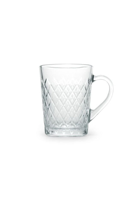 Pasabahce Rubby Professional Turkish Tea Glass Set with Handles - Set of 6 - TryAladdin