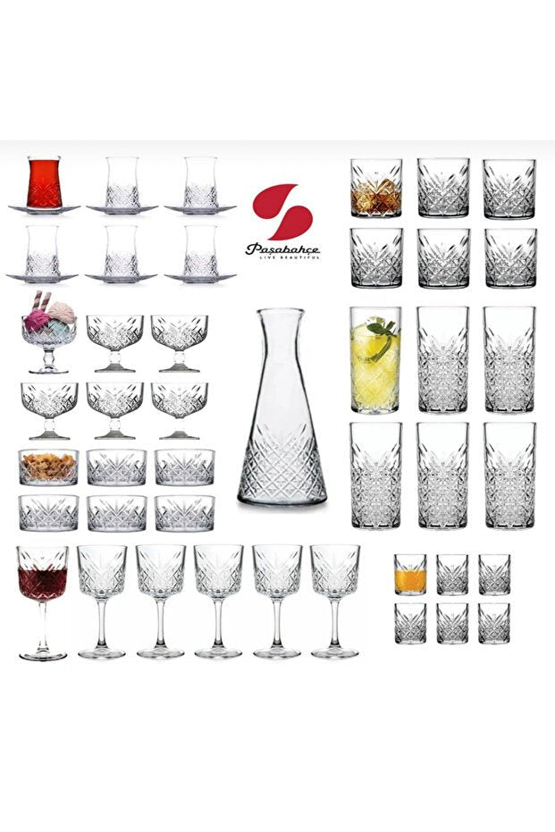 Pasabahce Timeless 49 Piece Premium Dinnerware Set - Bulk Wholesale - TryAladdin