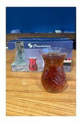 Pasabahce Timeless Cut Crystal Tea Glasses - Professional Set of 6, 155ml - TryAladdin