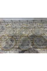 Pasabahce Timeless Gilded Glassware Collection - 12 - Piece Set - TryAladdin