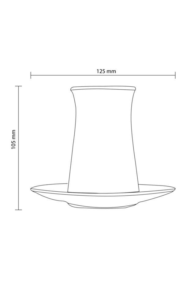 Pasabahce Timeless Premium Turkish Tea Glasses Set - 6 x 160ml - TryAladdin