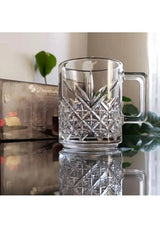 Pasabahce Timeless Professional Handled Glass Mugs - 250ml, Set of 6 - TryAladdin