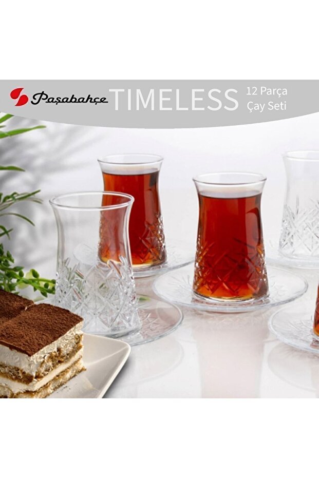 Pasabahce Timeless Turkish Tea Glass & Saucer Set - 24 Piece Bulk - TryAladdin